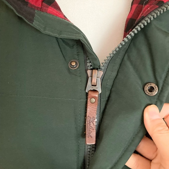 Woolrich Authentic Elm Green 550 Down Langhorn Jacket Parka Coat Men's Size L - Picture 13 of 14